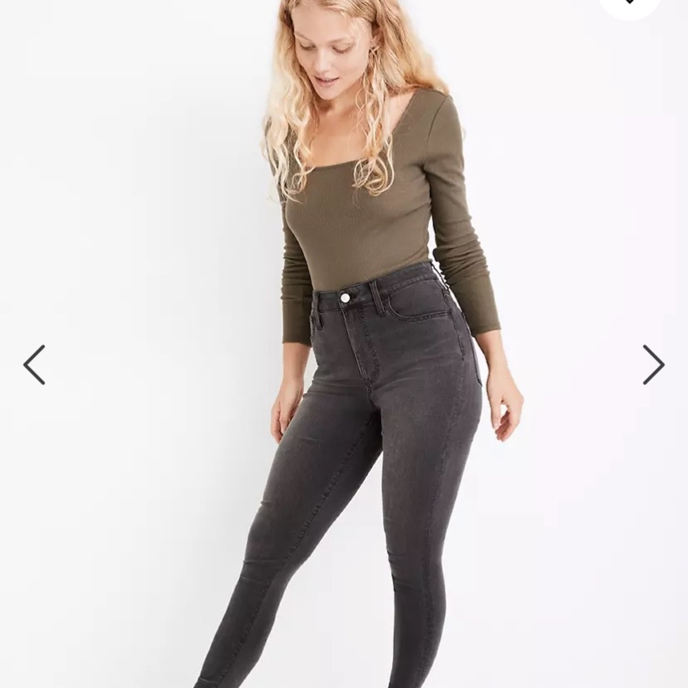 Madewell Curvy Roadtripper Black Jeans